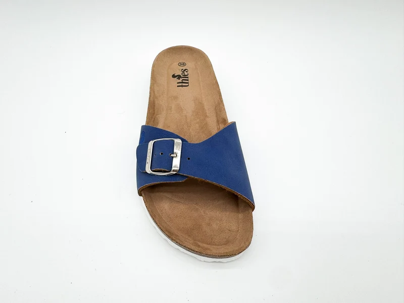 thies 1856 ® Eco Bio Strap Sandal vegan blue