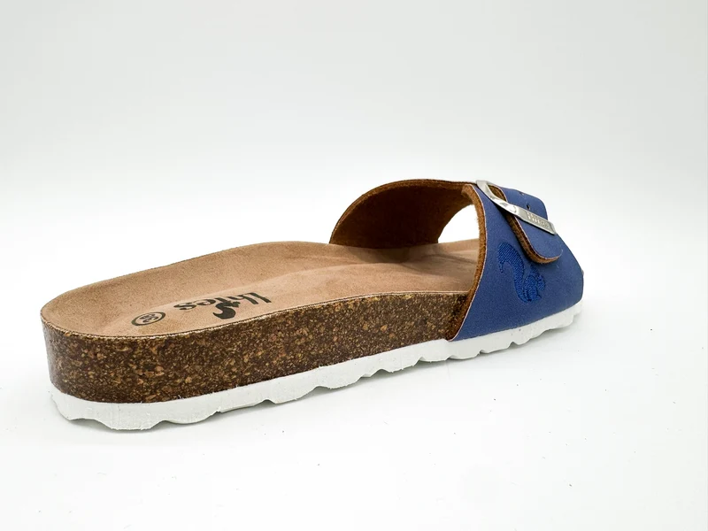 thies 1856 ® Eco Bio Strap Sandal vegan blue