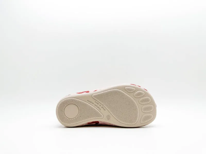 thies 1856 ® Kids PET Squirrel Slipper Boot vegan rose