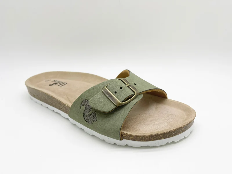 thies 1856 ® Eco Bio Strap Sandal vegan emerald