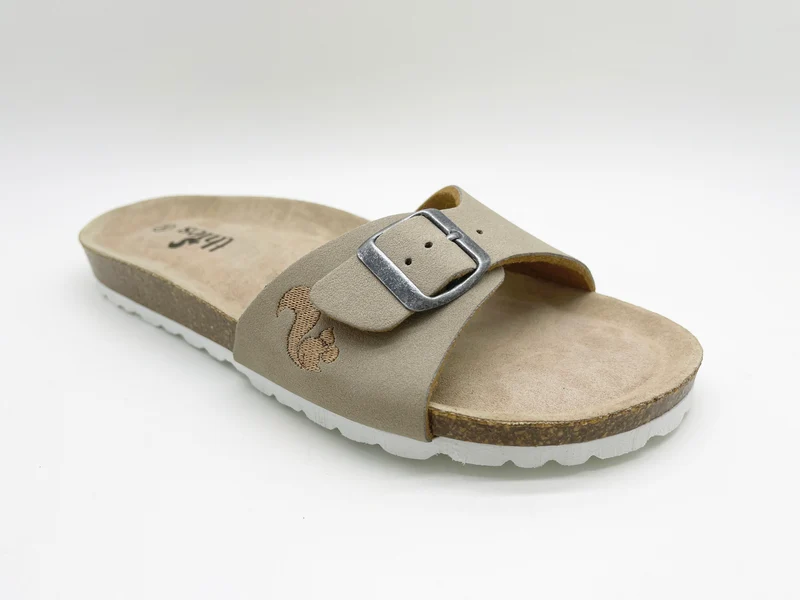 thies 1856 ® Eco Bio Strap Sandal vegan stone
