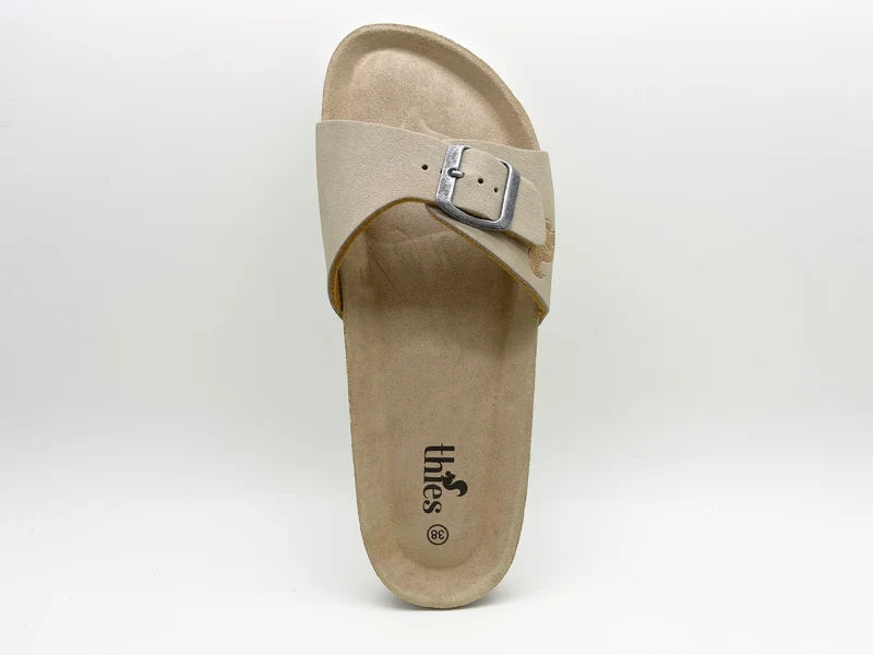 thies 1856 ® Eco Bio Strap Sandal vegan stone
