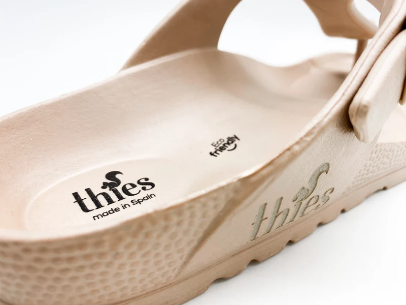 thies 1856 ® Ecofoam Thong Sandal vegan bronze