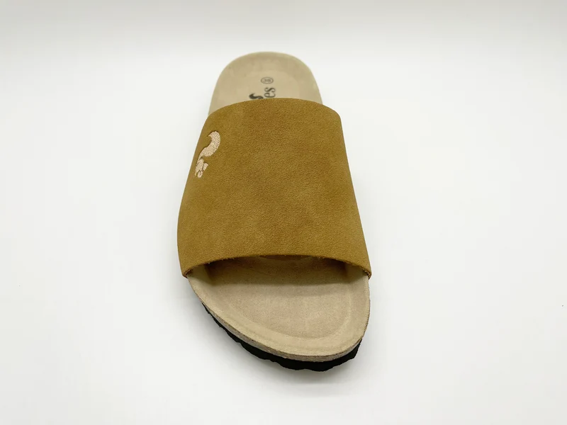 thies 1856 ® Eco Pool Slide vegan cognac