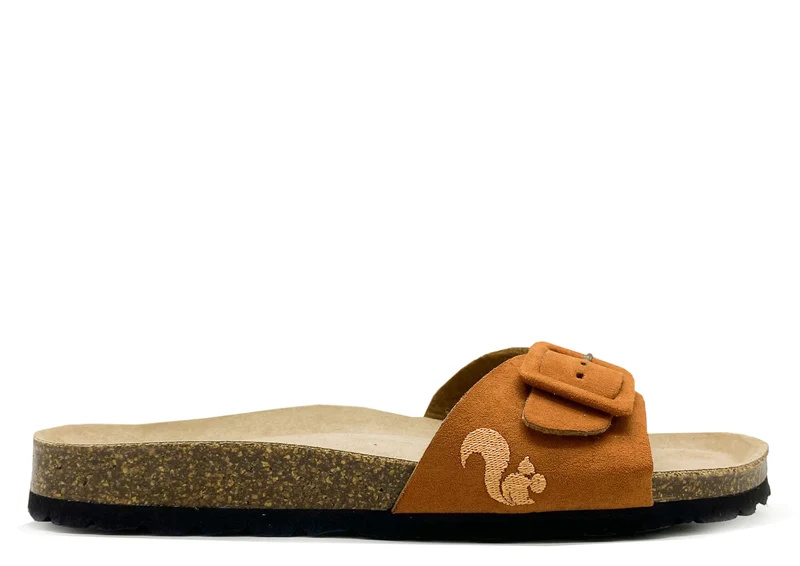 thies 1856 ® Eco Bio Covered Strap Sandal vegan rust