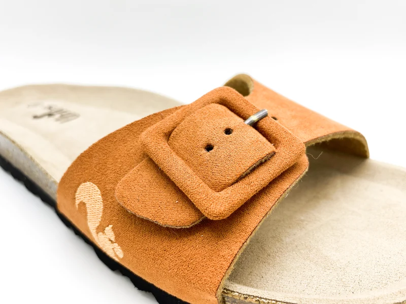 thies 1856 ® Eco Bio Covered Strap Sandal vegan rust