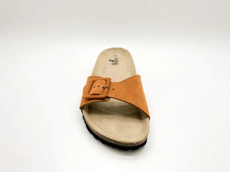 thies 1856 ® Eco Bio Covered Strap Sandal vegan rust