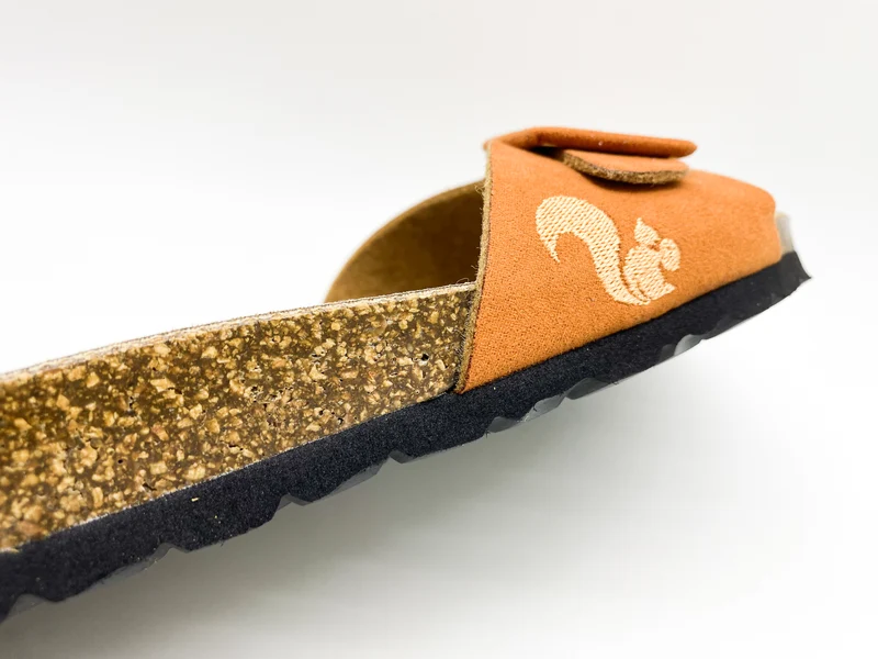 thies 1856 ® Eco Bio Covered Strap Sandal vegan rust