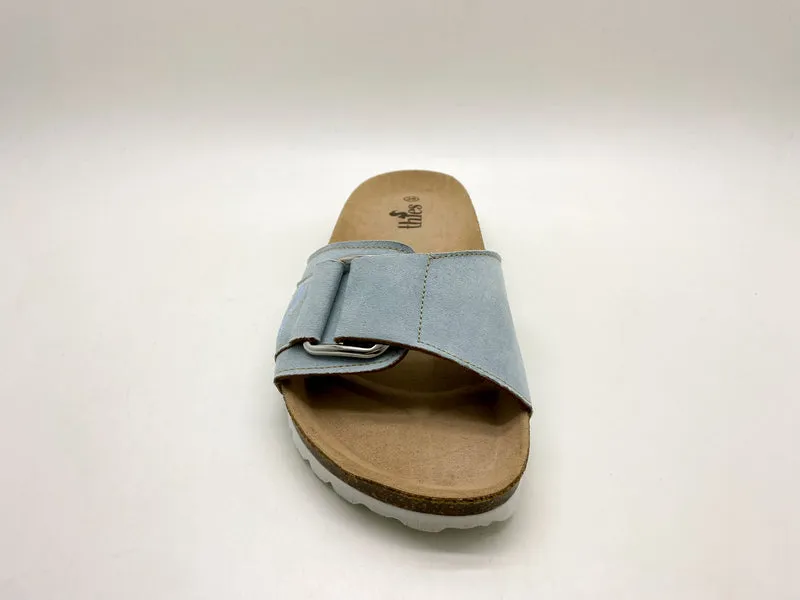 thies 1856 ® Eco Bio Hug Sandal vegan sky
