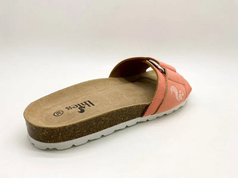 thies 1856 ® Eco Bio Hug Sandal vegan salmon