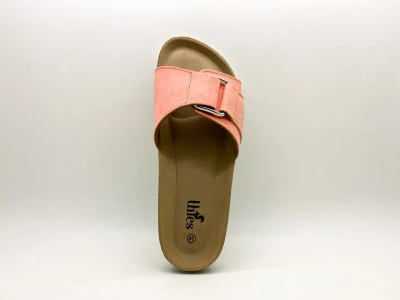thies 1856 ® Eco Bio Hug Sandal vegan salmon