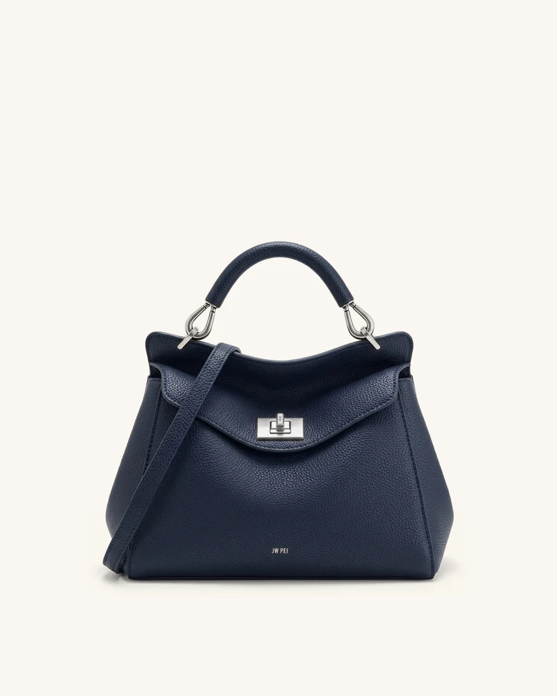 Lucia Klassische Henkeltasche - Marineblau