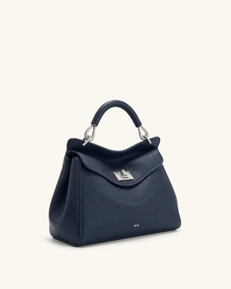 Lucia Klassische Henkeltasche - Marineblau