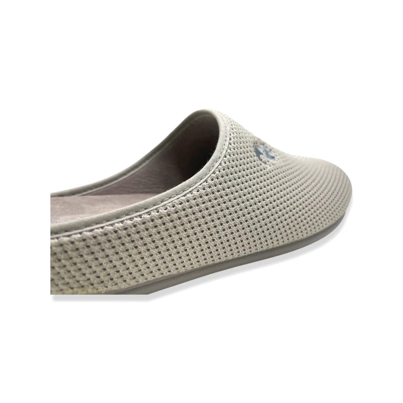 thies 1856 ® Cornslipper vegan pearl grey aus Mais gefertigt