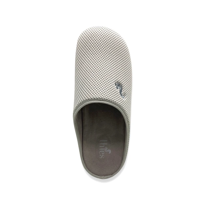 thies 1856 ® Cornslipper vegan pearl grey aus Mais gefertigt
