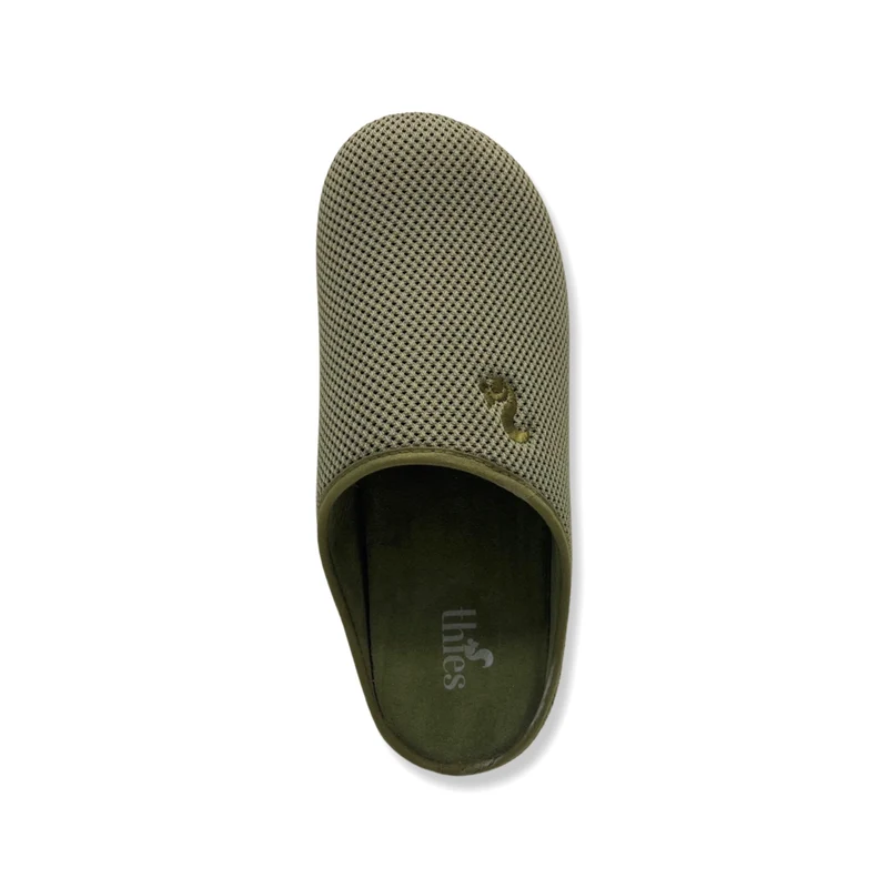 thies 1856 ® Cornslipper vegan olive aus Mais gefertigt