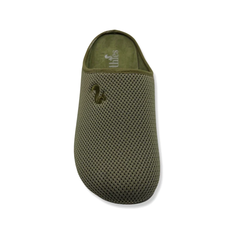 thies 1856 ® Cornslipper vegan olive aus Mais gefertigt