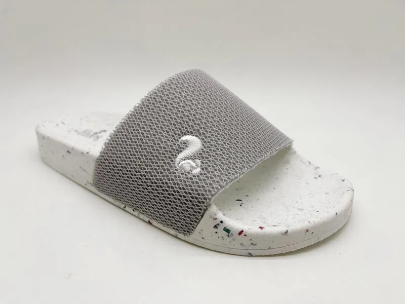 thies 1856 ® Eco Beach Slide vegan grey white