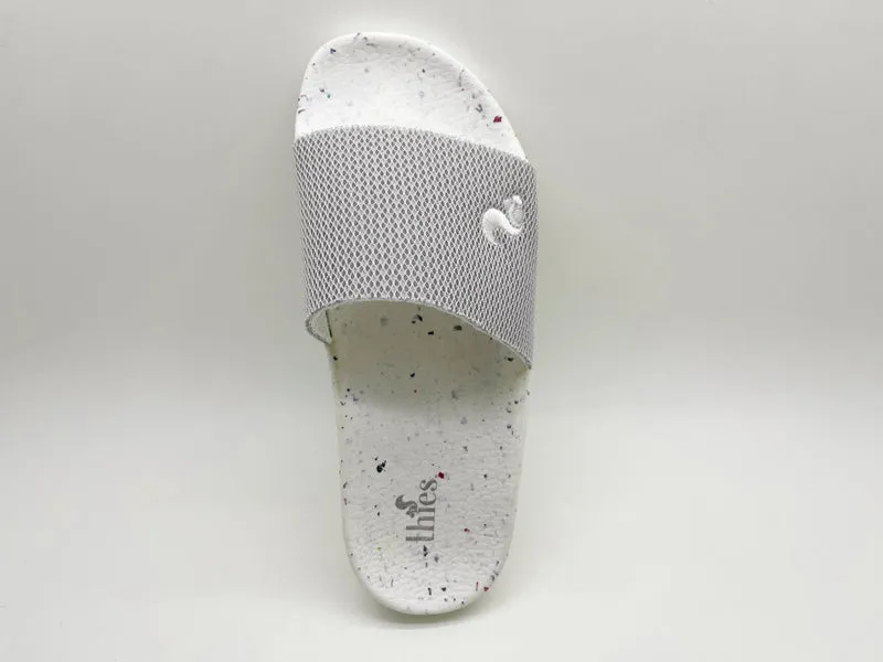 thies 1856 ® Eco Beach Slide vegan grey white
