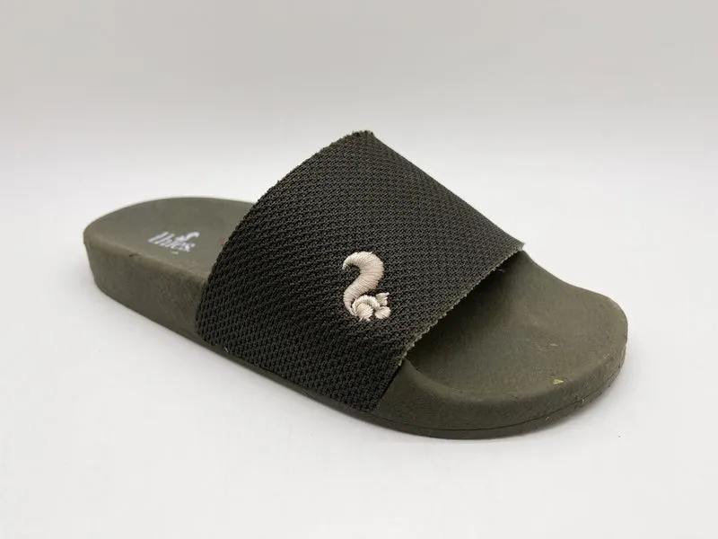 thies 1856 ® Eco Beach Slide vegan olive beige