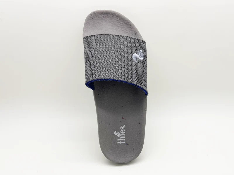 thies 1856 ® Eco Beach Slide vegan dark grey blue