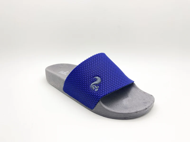 thies 1856 ® Eco Beach Slide vegan blue grey