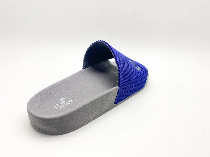 thies 1856 ® Eco Beach Slide vegan blue grey