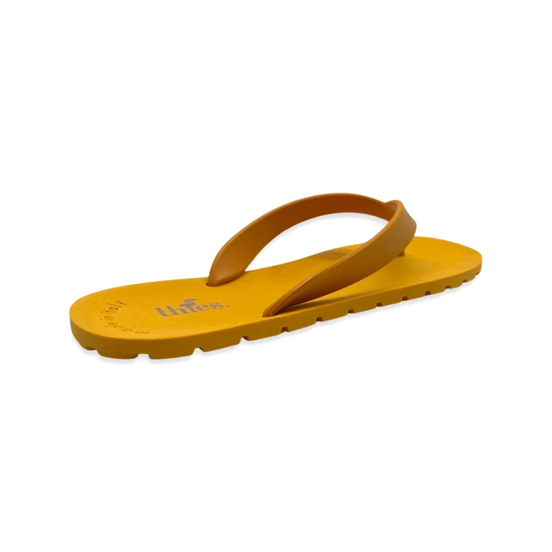 thies 1856 ® Eco Beach Thong vegan orange yellow