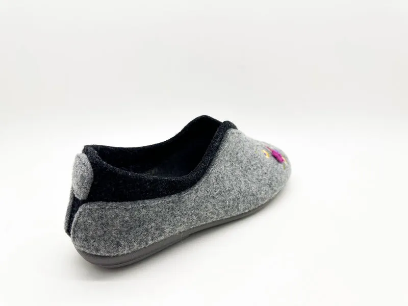 MayBe ® Flowers & Bees Booty vegan light grey
