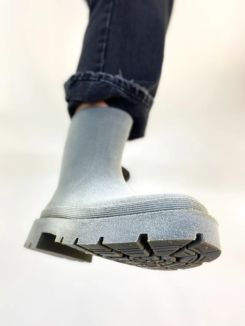 nat-2™ Bio Boot grey green vegan | 100% waterproof biodegradable rainboots
