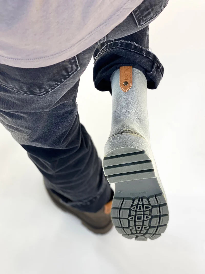 nat-2™ Bio Boot grey green vegan | 100% waterproof biodegradable rainboots