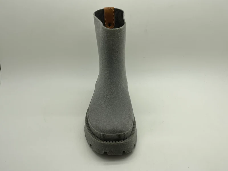 nat-2™ Bio Boot grey green vegan | 100% waterproof biodegradable rainboots