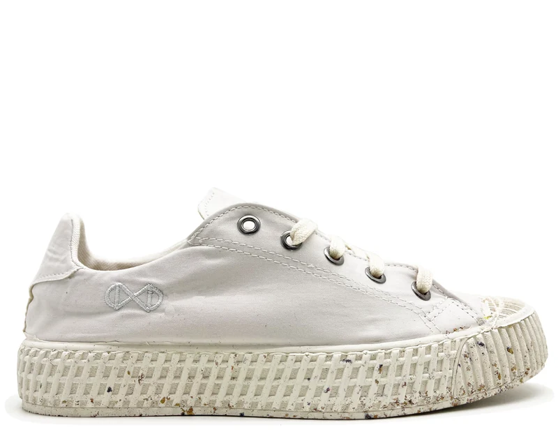 nat-2™ Mono ETA Low waterproof white stone vegan, aus Biobaumwolle