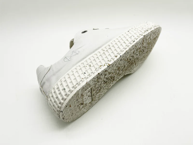 nat-2™ Mono ETA Low waterproof white stone vegan, aus Biobaumwolle