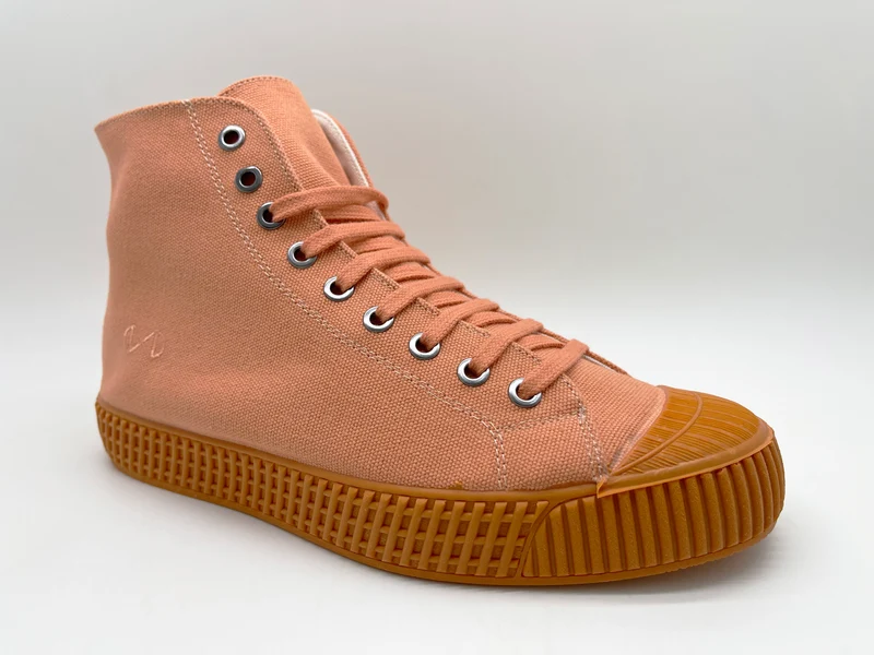 nat-2™ Mono apricot vegan, aus Biobaumwolle, Bambus, Kork, Zuckerrohr und recycled Gummi