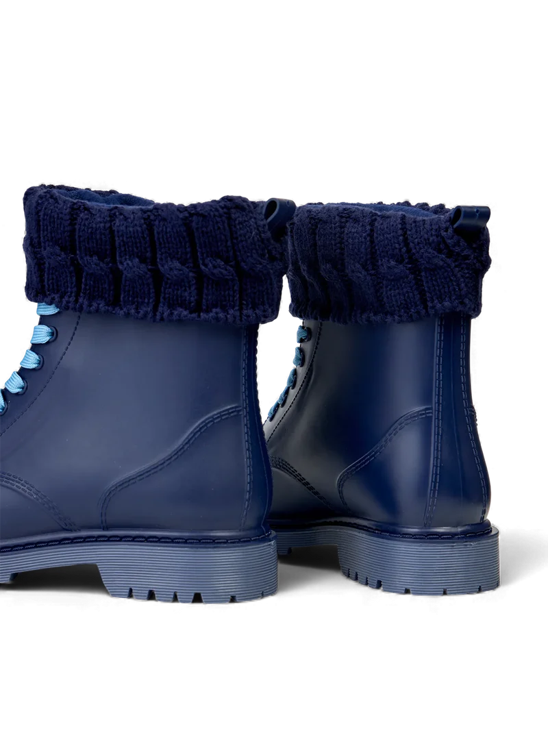 Isolierte Stiefelsocken für Regenstiefel Tiefblau