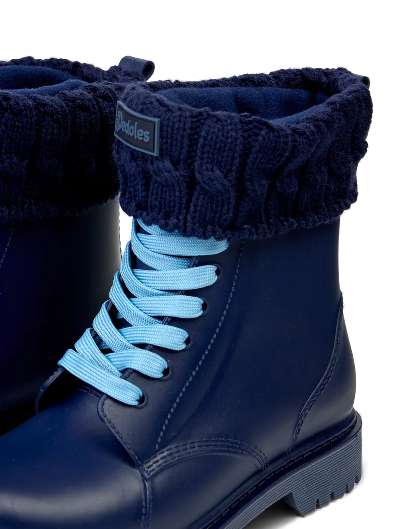 Isolierte Stiefelsocken für Regenstiefel Tiefblau
