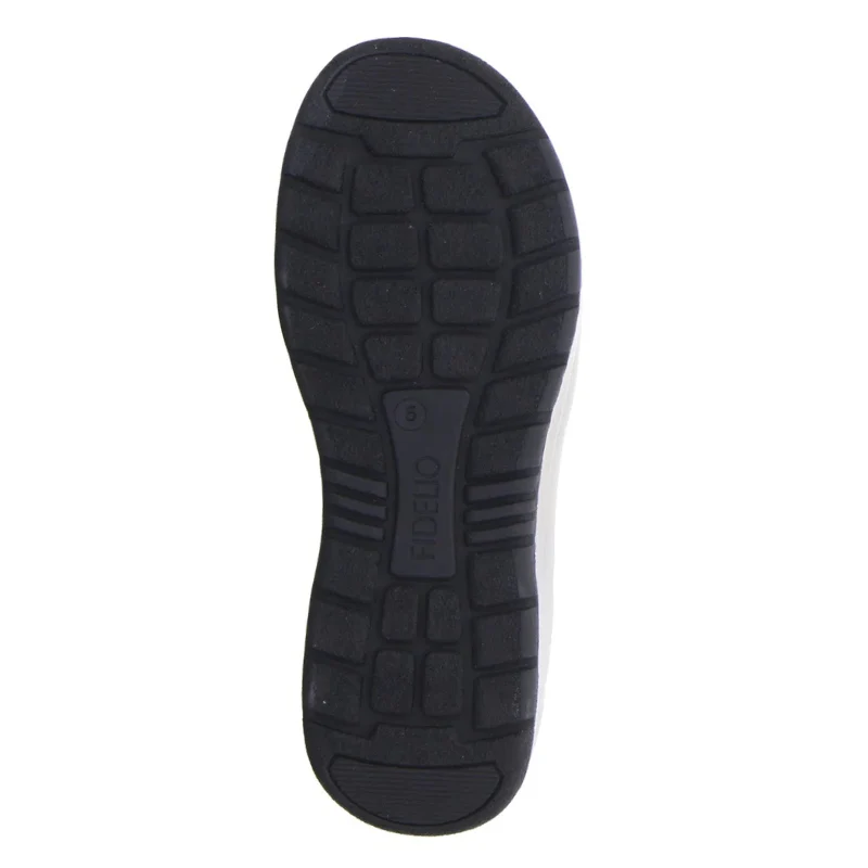 Fidelio sporty damesneaker - Sort/grå