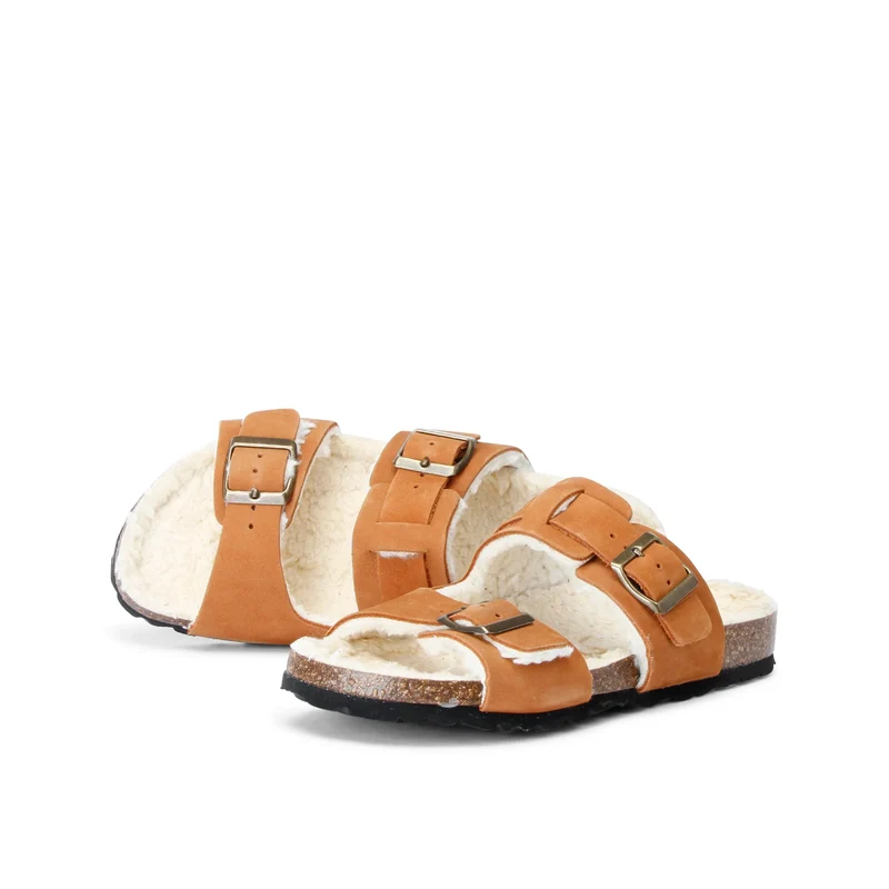GRAND STEP SHOES Winter Sandalen "Luca Furry"