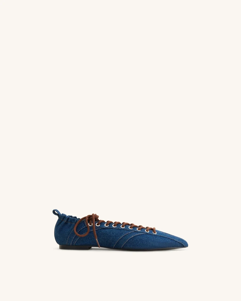 Ava Schnürschuhe - Denimblau