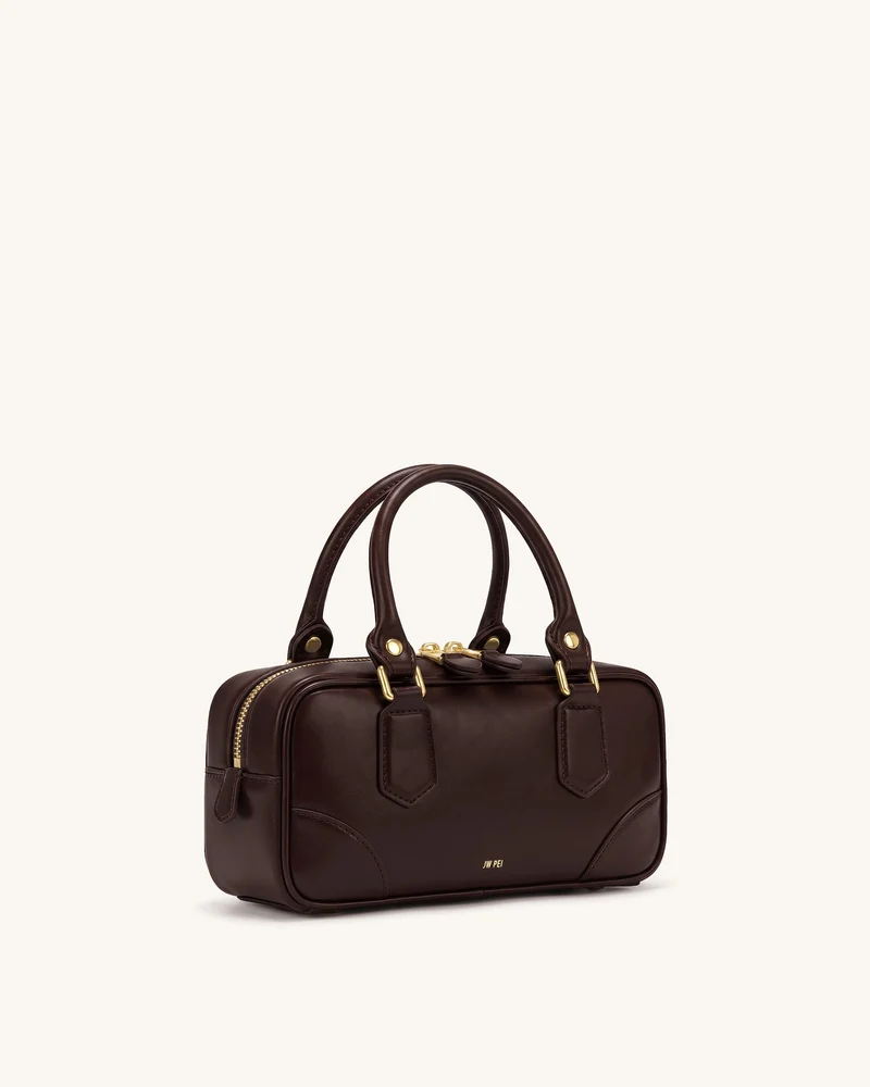 Odette Boston-Tasche mit Henkel - Dunkelbraun