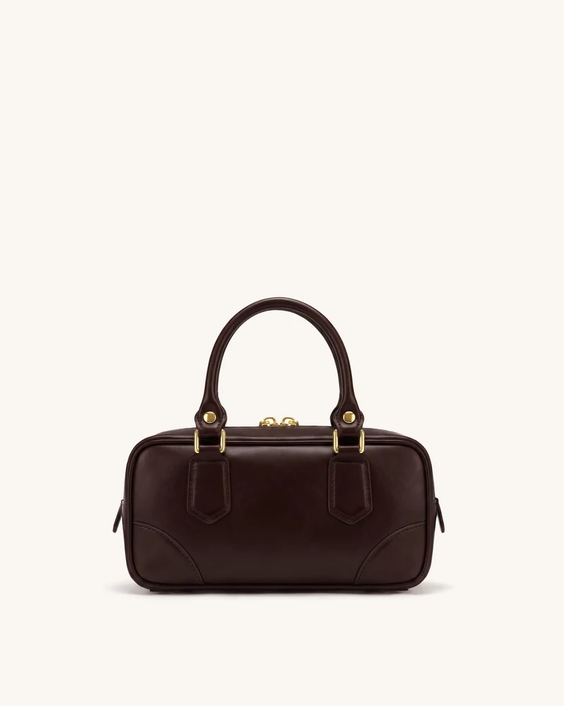 Odette Boston-Tasche mit Henkel - Dunkelbraun