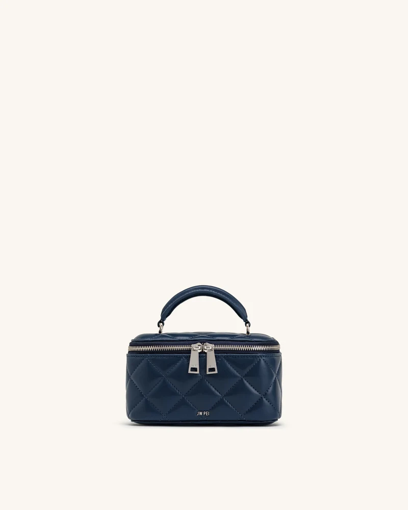 Vivienne Gesteppte Vanity-Henkeltasche - Marineblau