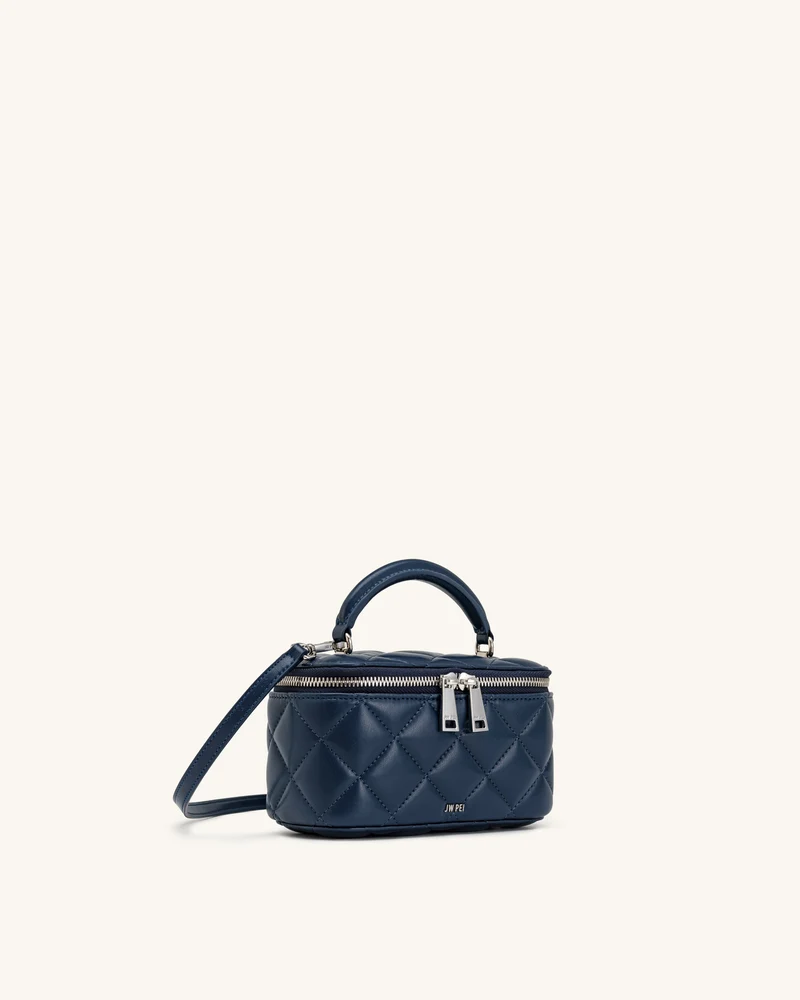 Vivienne Gesteppte Vanity-Henkeltasche - Marineblau