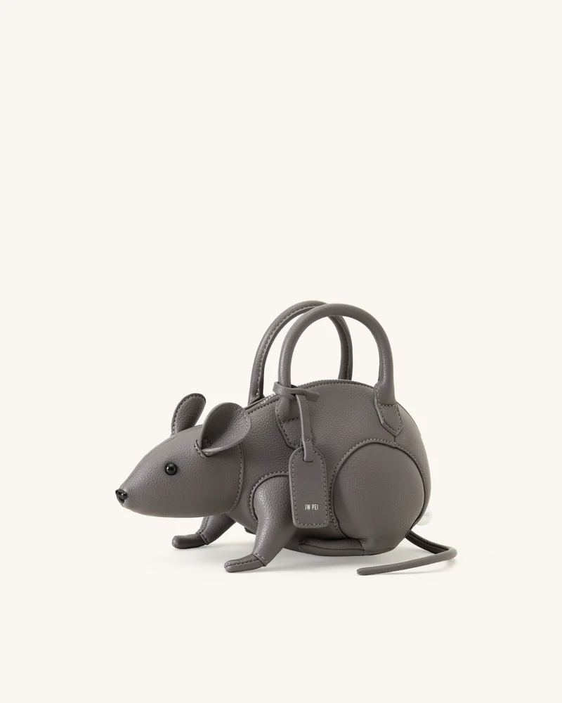 Mia Maus-Henkeltasche - Grau