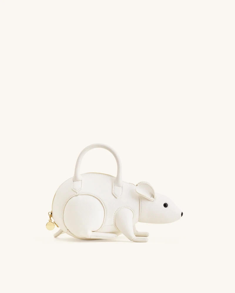 Mia Maus-Henkeltasche - Weiß