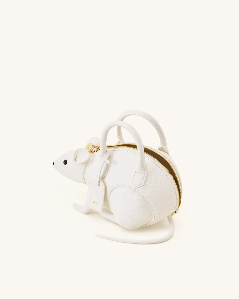 Mia Maus-Henkeltasche - Weiß