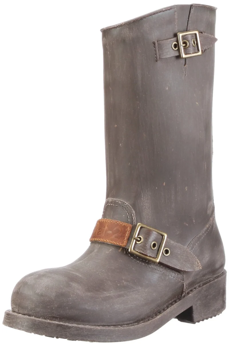 nat-2™ Rugged Prime Biker grey brown | 100% waterproof rainboots