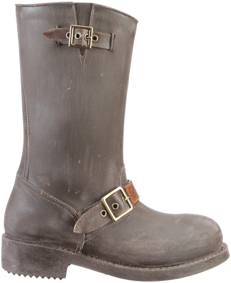 nat-2™ Rugged Prime Biker grey brown | 100% waterproof rainboots