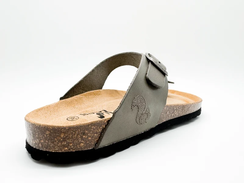 thies 1856 ® Eco Leather Thong Sandal wasabi